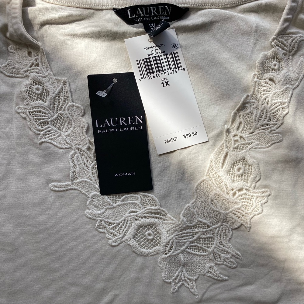 Brand New RALPH LAUREN Women’s Top Size 1x - Picture 6 of 8